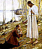 Christ and Mary Magdalene by Albert Edelfelt