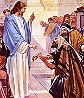 Jesus healing the man with the withered hand