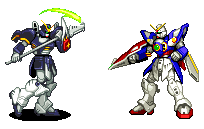 Deathscythe vs Wing Gundam